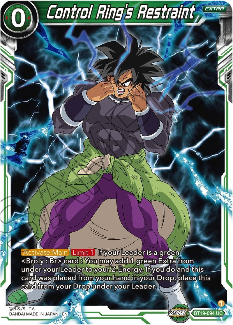 Control Ring's Restraint (BT19-094) [Fighter's Ambition] Dragon Ball Super