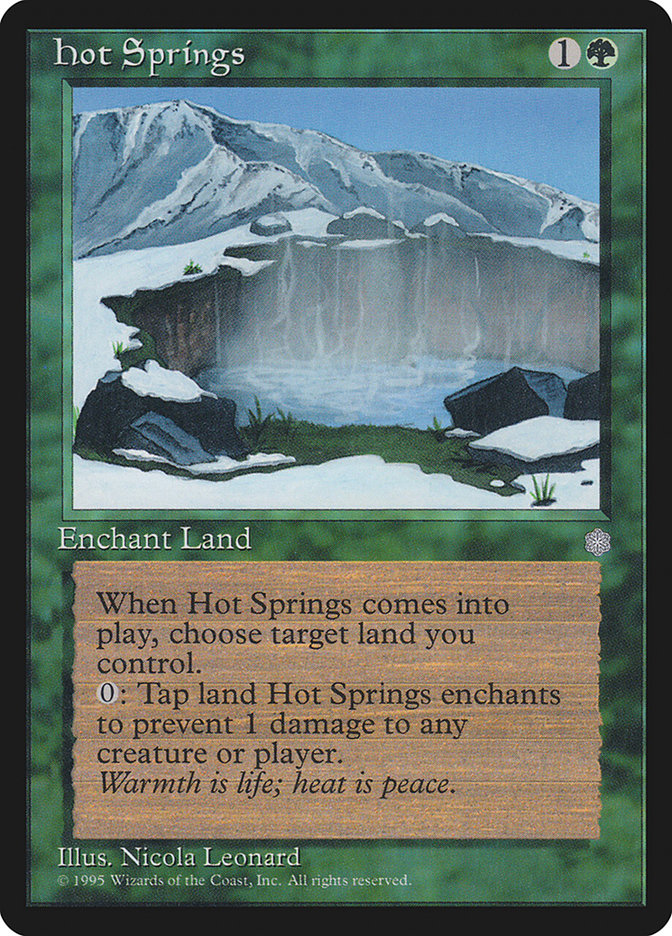 Hot Springs [Ice Age] Magic: The Gathering