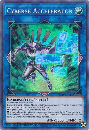 Cyberse Accelerator [IGAS-ENSE1] Super Rare Yu-Gi-Oh!