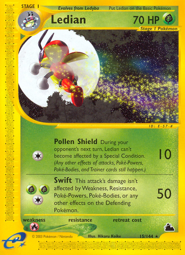 Ledian (15/144) [Skyridge] Pokémon