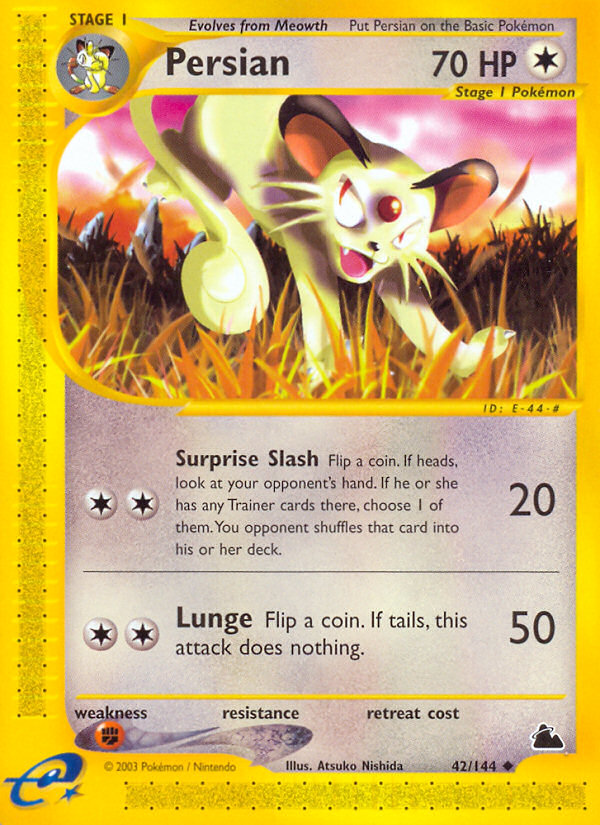 Persian (42/144) [Skyridge] Pokémon