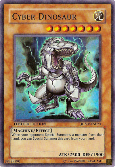 Cyber Dinosaur [JUMP-EN024] Ultra Rare Yu-Gi-Oh!