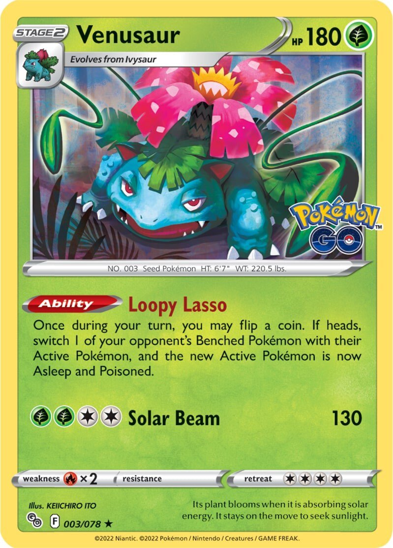 Venusaur (003/078) [Pokémon GO] Pokémon