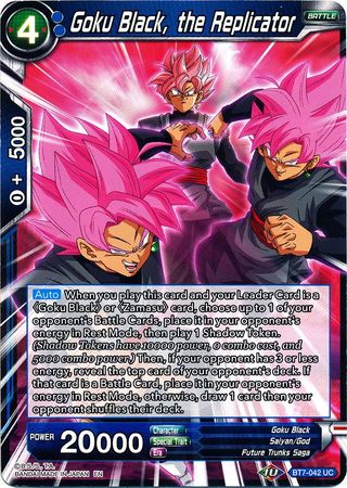 Goku Black, the Replicator (BT7-042) [Assault of the Saiyans] Dragon Ball Super