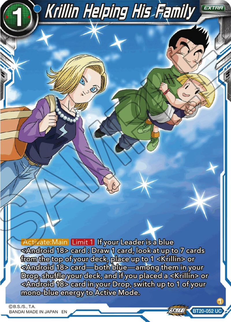 Krillin Helping His Family (BT20-052) [Power Absorbed] Dragon Ball Super