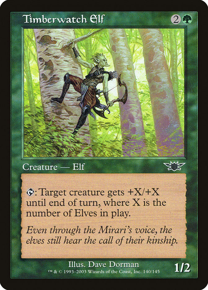 Timberwatch Elf [Legions] Magic: The Gathering