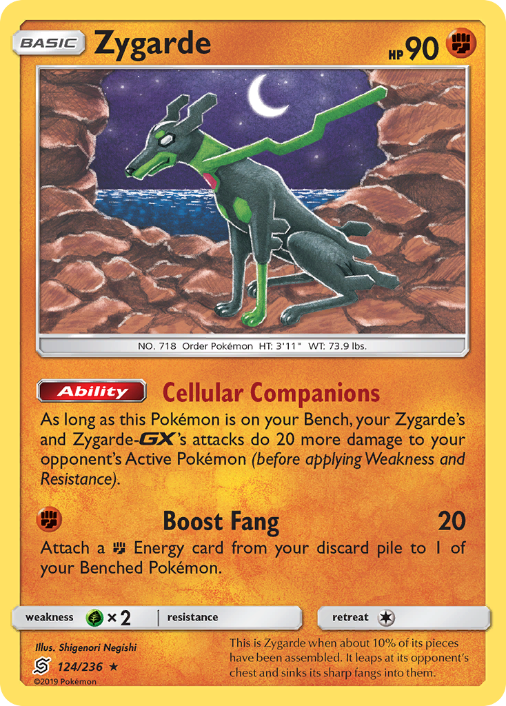 Zygarde (124/236) [Sun & Moon: Unified Minds] Pokémon