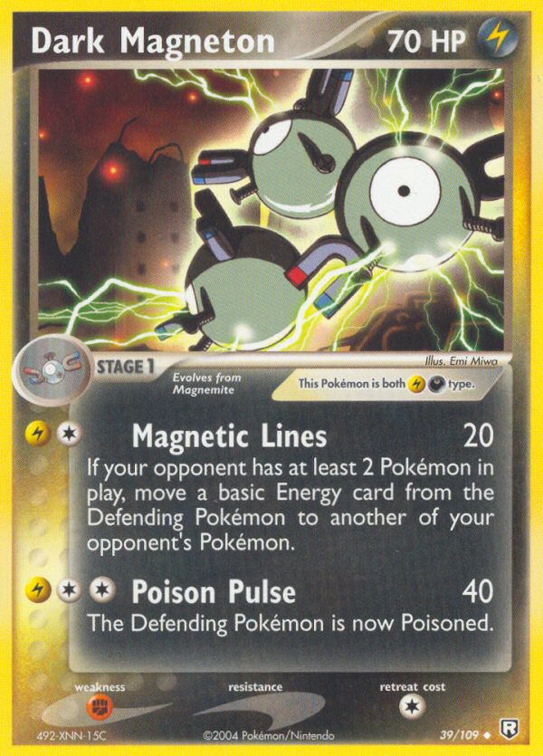 Dark Magneton (39/109) [EX: Team Rocket Returns] Pokémon