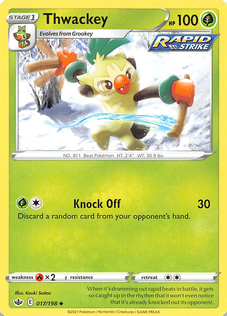 Thwackey (017/198) [Sword & Shield: Chilling Reign] Pokémon