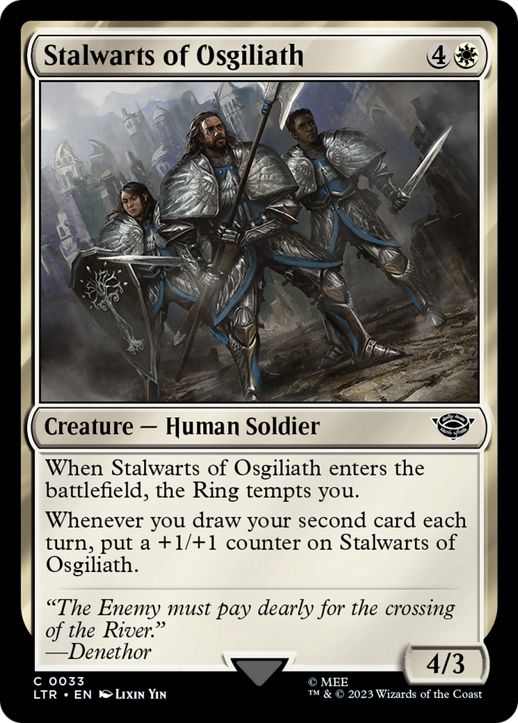 Stalwarts of Osgiliath [The Lord of the Rings: Tales of Middle-Earth] Magic: The Gathering