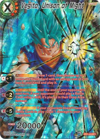 Vegito, Unison of Might (SPR) (BT10-003) [Rise of the Unison Warrior] Dragon Ball Super