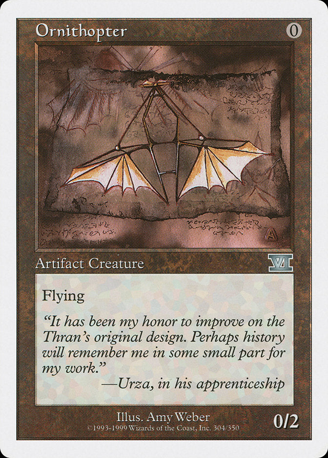 Ornithopter [Classic Sixth Edition] Magic: The Gathering