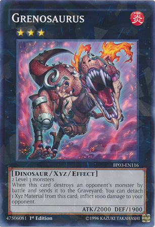 Grenosaurus [BP03-EN116] Shatterfoil Rare Yu-Gi-Oh!