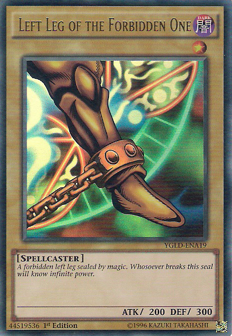 Left Leg of the Forbidden One [YGLD-ENA19] Ultra Rare Yu-Gi-Oh!