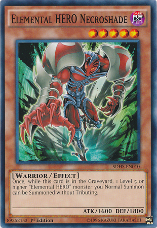 Elemental Hero Necroshade [SDHS-EN010] Common Yu-Gi-Oh!