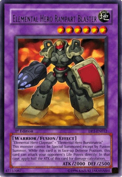 Elemental Hero Rampart Blaster [DP1-EN012] Rare Yu-Gi-Oh!