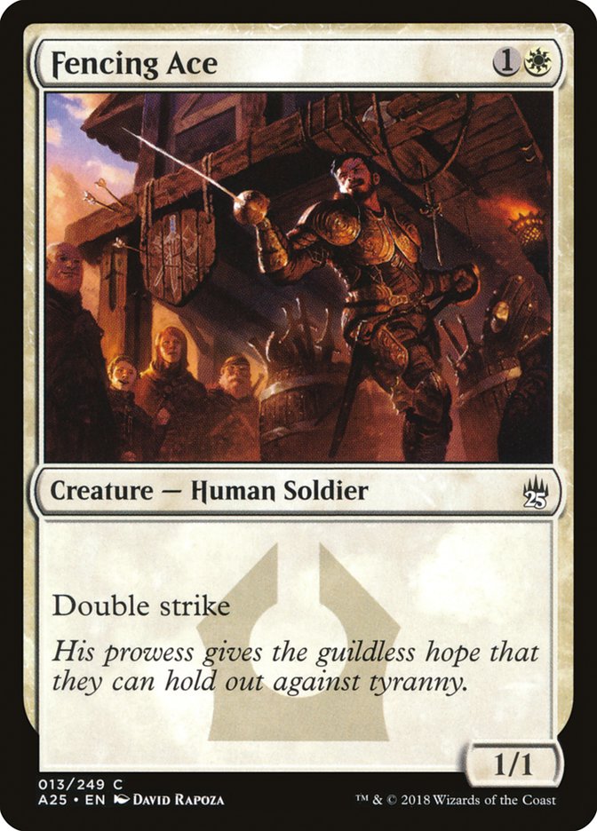 Fencing Ace [Masters 25] Magic: The Gathering