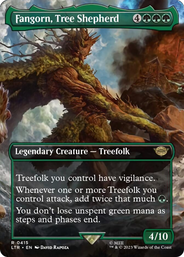 Fangorn, Tree Shepherd (Borderless Alternate Art) [The Lord of the Rings: Tales of Middle-Earth] Magic: The Gathering