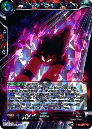 Machspeed Kaio-Ken Son Goku (BT7-005) [Assault of the Saiyans] Dragon Ball Super