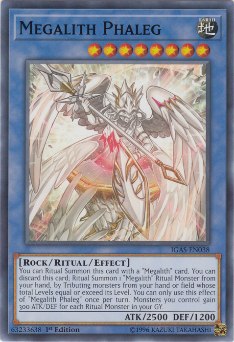 Megalith Phaleg [IGAS-EN038] Common Yu-Gi-Oh!