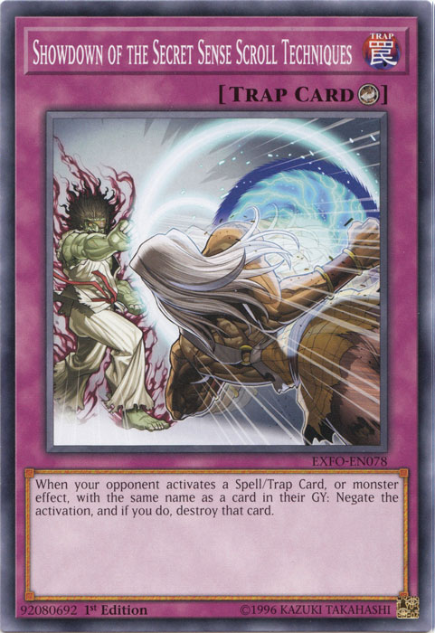 Showdown of the Secret Sense Scroll Techniques [EXFO-EN078] Common Yu-Gi-Oh!