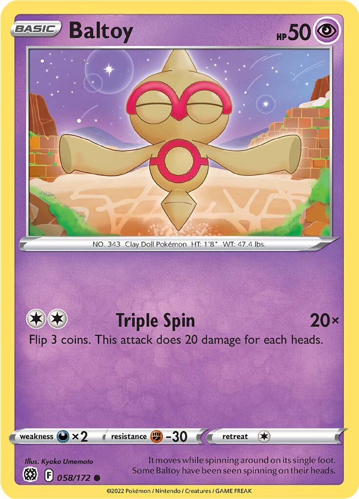 Baltoy (058/172) [Sword & Shield: Brilliant Stars] Pokémon