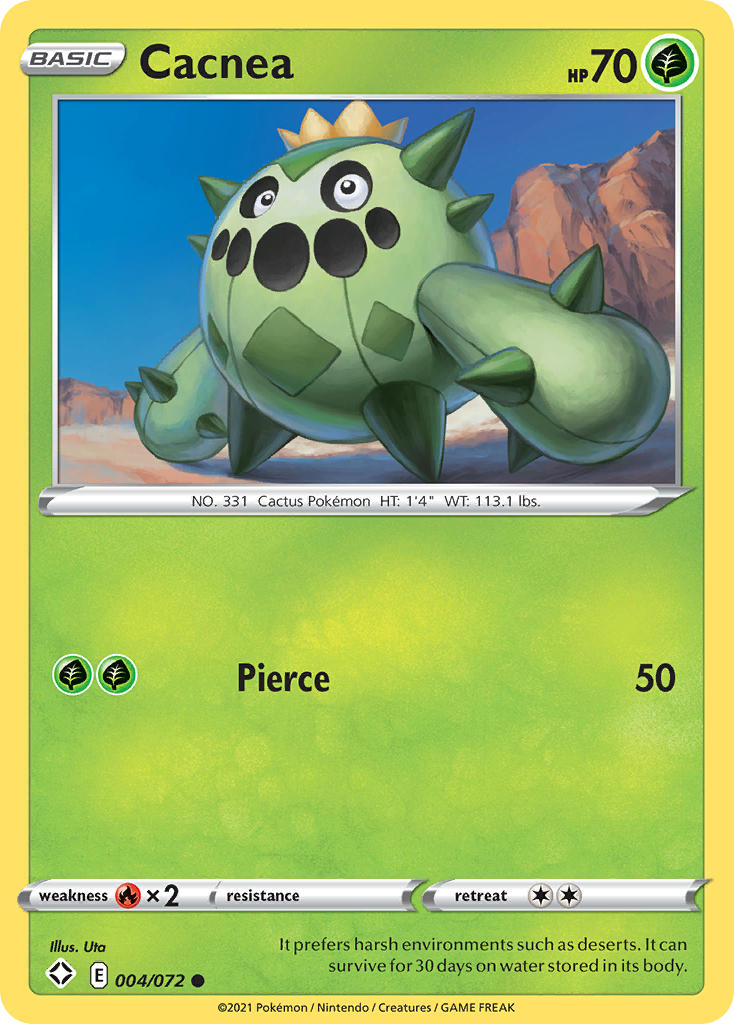 Cacnea (004/072) [Sword & Shield: Shining Fates] Pokémon