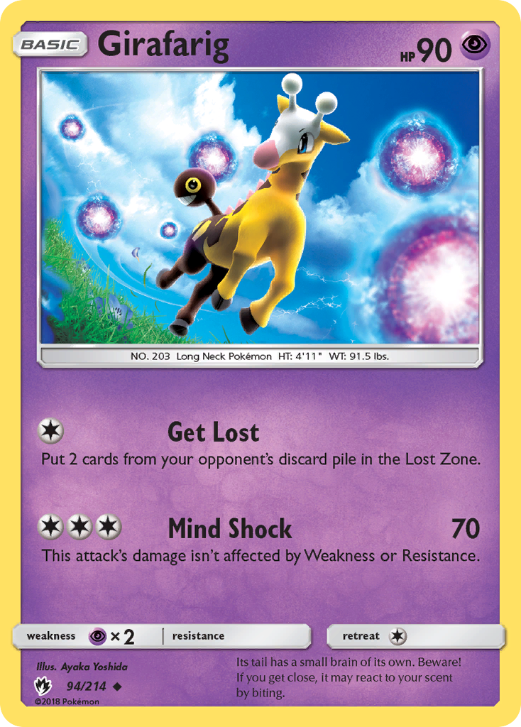 Girafarig (94/214) [Sun & Moon: Lost Thunder] Pokémon