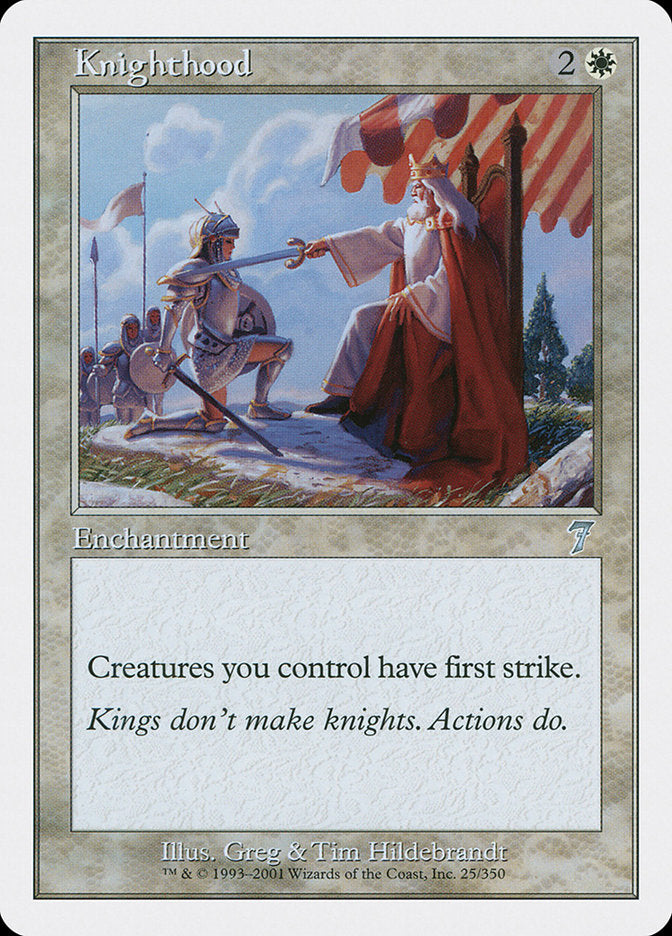 Knighthood [Seventh Edition] Magic: The Gathering