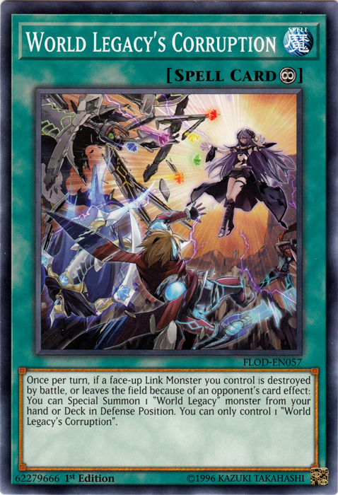 World Legacy's Corruption [FLOD-EN057] Common Yu-Gi-Oh!