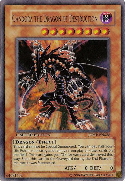 Gandora the Dragon of Destruction [JUMP-EN028] Ultra Rare Yu-Gi-Oh!