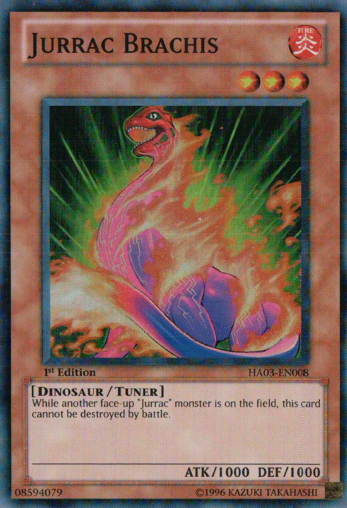 Jurrac Brachis [HA03-EN008] Super Rare Yu-Gi-Oh!