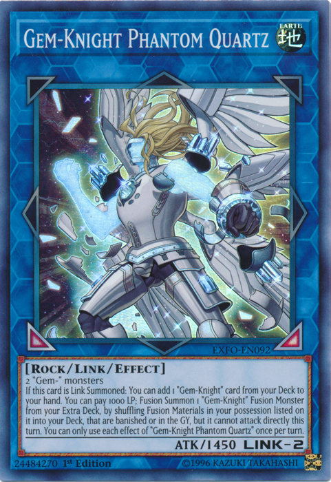 Gem-Knight Phantom Quartz [EXFO-EN092] Super Rare Yu-Gi-Oh!