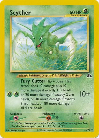 Scyther (46/75) [Neo Discovery Unlimited] Pokémon