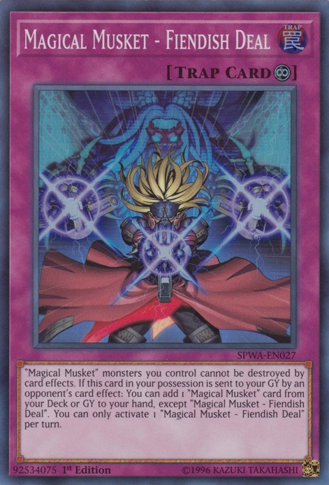 Magical Musket - Fiendish Deal [SPWA-EN027] Super Rare Yu-Gi-Oh!