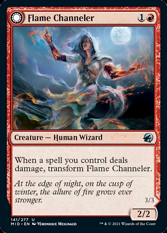 Flame Channeler // Embodiment of Flame [Innistrad: Midnight Hunt] Magic: The Gathering