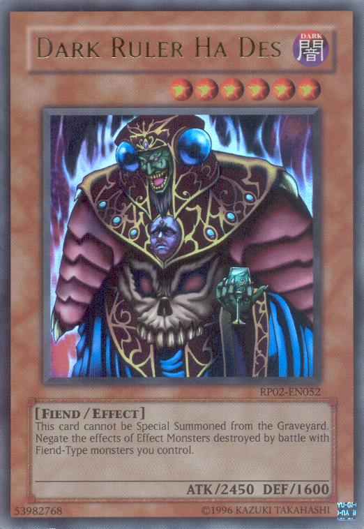 Dark Ruler Ha Des [RP02-EN052] Ultra Rare Yu-Gi-Oh!
