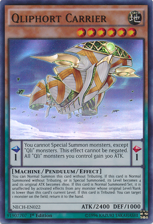 Qliphort Carrier [NECH-EN022] Super Rare Yu-Gi-Oh!