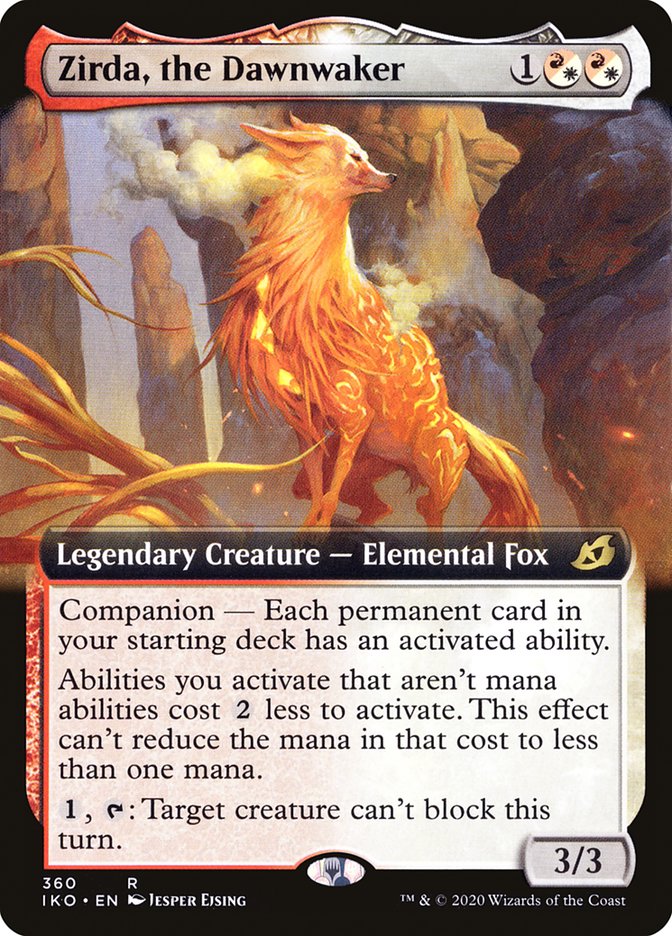 Zirda, the Dawnwaker (Extended Art) [Ikoria: Lair of Behemoths] Magic: The Gathering