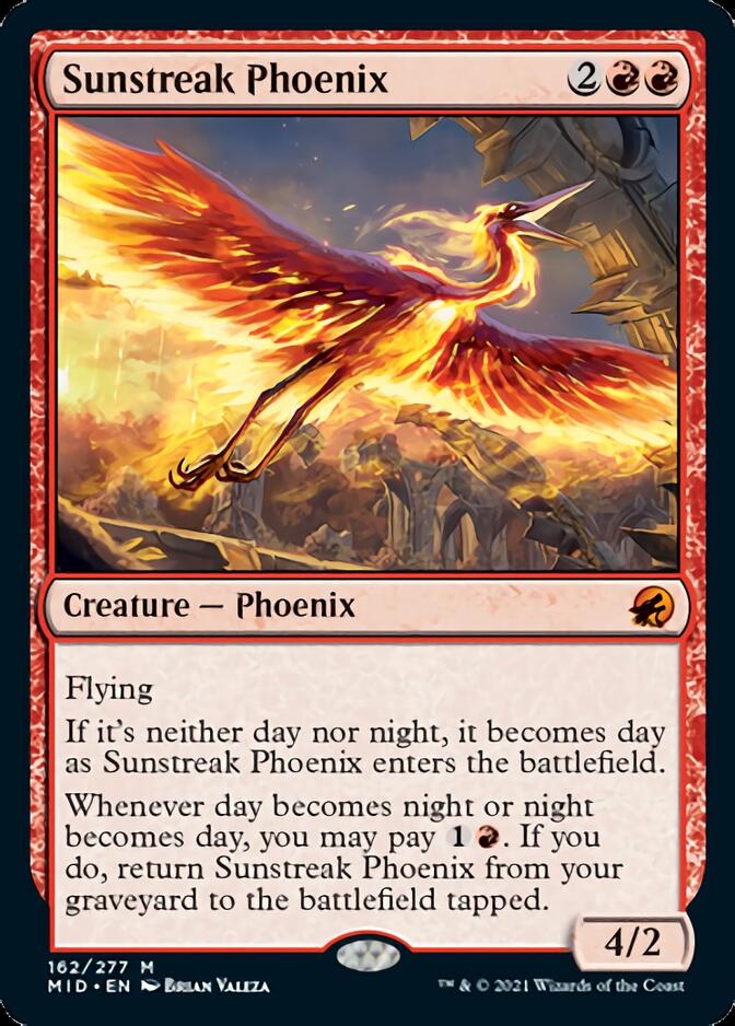 Sunstreak Phoenix [Innistrad: Midnight Hunt] Magic: The Gathering
