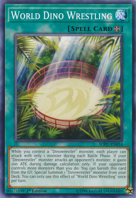 World Dino Wrestling [SOFU-EN054] Common Yu-Gi-Oh!