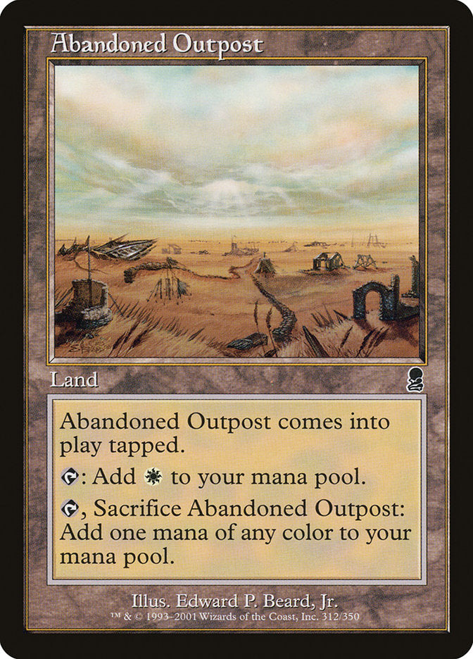 Abandoned Outpost [Odyssey] Magic: The Gathering