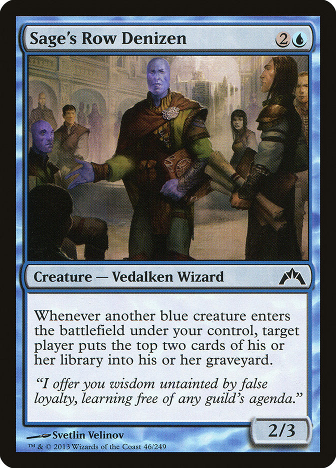 Sage's Row Denizen [Gatecrash] Magic: The Gathering