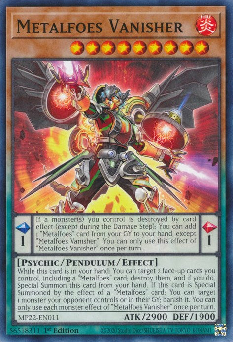 Metalfoes Vanisher [MP22-EN011] Common Yu-Gi-Oh!