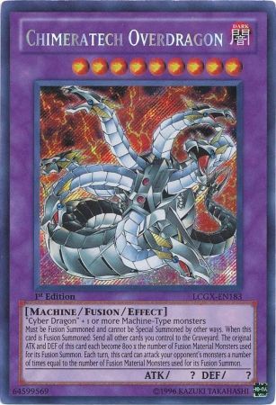 Chimeratech Overdragon [LCGX-EN183] Secret Rare Yu-Gi-Oh!