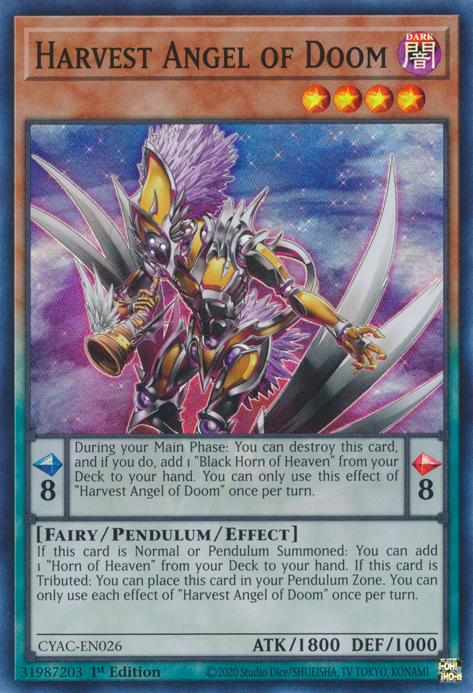 Harvest Angel of Doom [CYAC-EN026] Super Rare Yu-Gi-Oh!