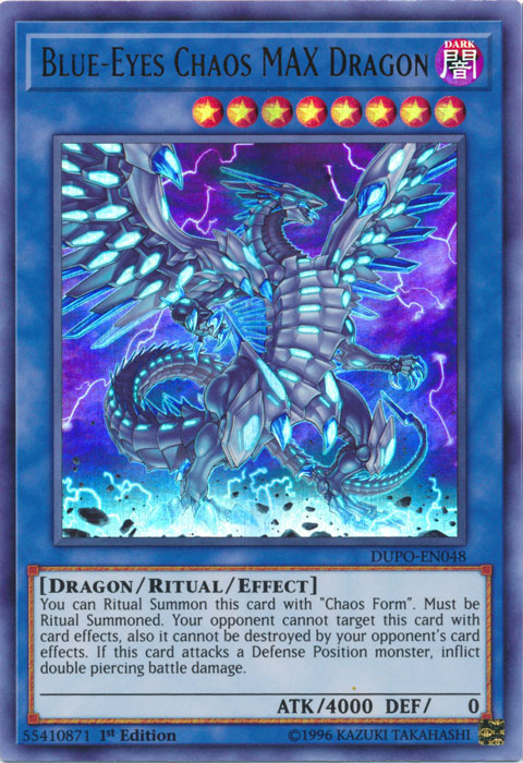 Blue-Eyes Chaos MAX Dragon [DUPO-EN048] Ultra Rare Yu-Gi-Oh!
