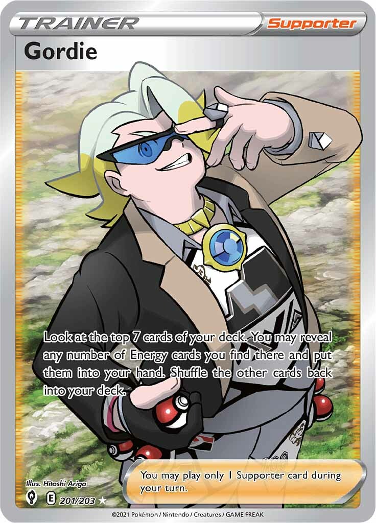 Gordie (201/203) [Sword & Shield: Evolving Skies] Pokémon