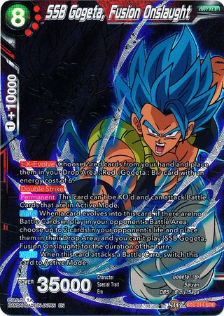 SSB Gogeta, Fusion Onslaught (SPR) (BT6-014_SPR) [Destroyer Kings] Dragon Ball Super
