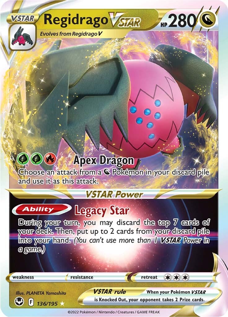 Regidrago VSTAR (136/195) [Sword & Shield: Silver Tempest] Pokémon